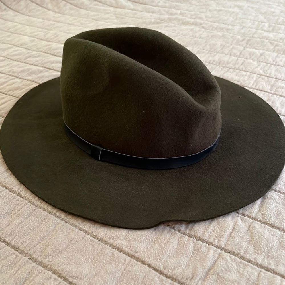 Green Fedora Hat NWOT